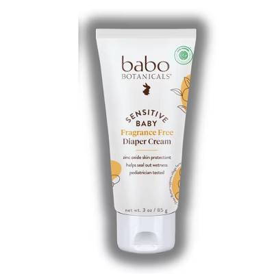 Babo Botanicals Sensitive Baby Diaper Rash Cream Frangrance Free | protects and soothes baby’s delicate skin (3 oz) | Target
