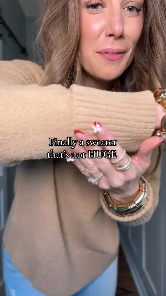 The softest fuzzy knit and an easy oversized fit — this sweater gives that cozy, effortless look you want for fall and winter. Pairs perfectly with denim or leggings and comes in multiple neutrals for everyday wear.

 #fuzzysweater #chunkyknit #cozyfashion #winterlayers #neutraloutfit #softandsnug #affordablefinds #casualstyle

#LTKSaleAlert #LTKootd