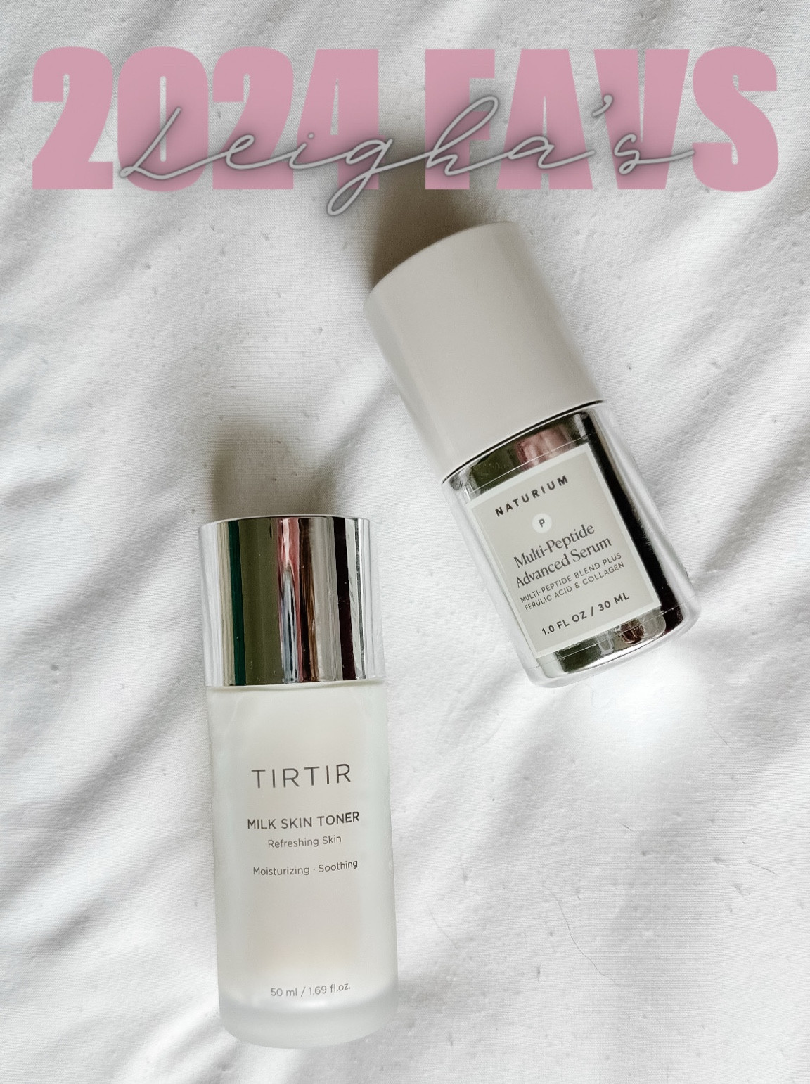 My favorite skincare finds of 2024!

Tir Tir milky skin toner
Naturium Multi Peptide Serumm

#LTKBeauty #LTKSeasonal #LTKGiftGuide