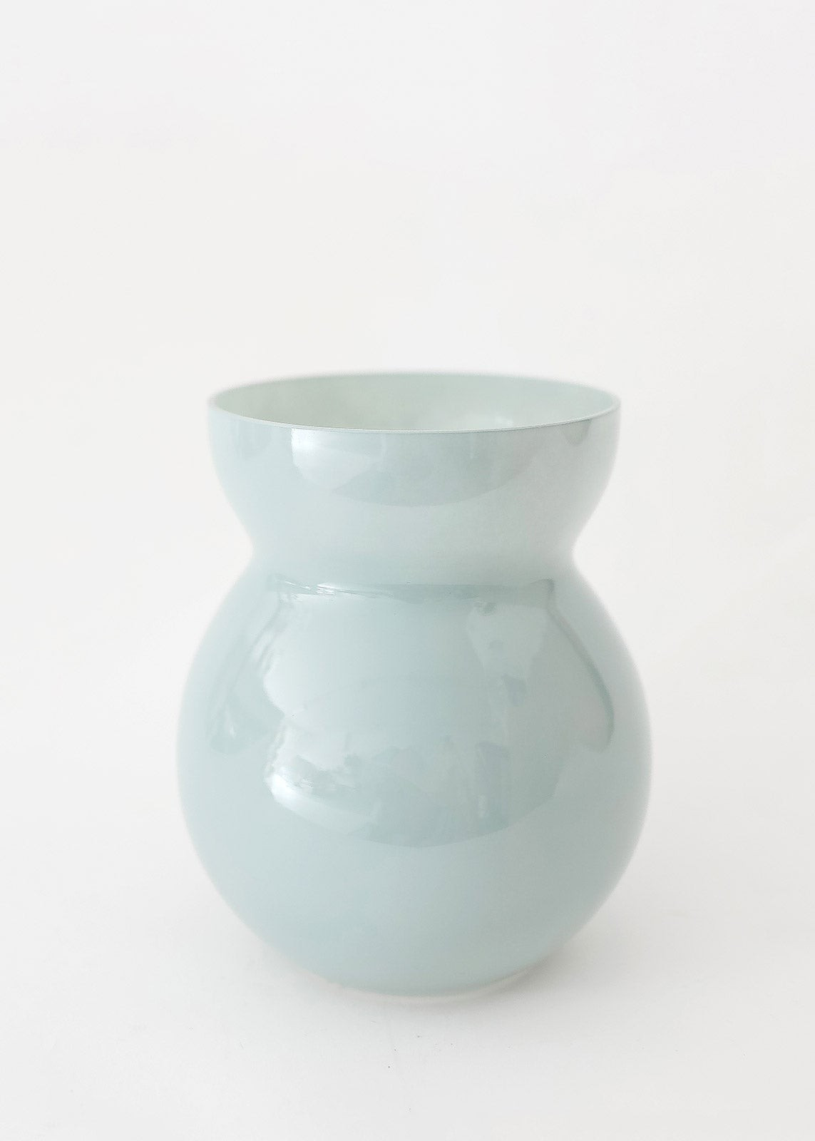 Glass Floral Vase in Neutral Pale Blue - 8" Tall | Afloral (US)