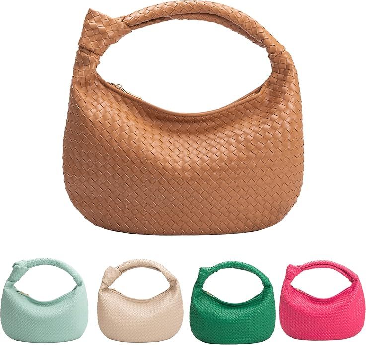 Melie Bianco Handmade Brigitte Bag - Recycled Vegan Leather Purse - Luxury Large Shoulder Bag | Amazon (US)