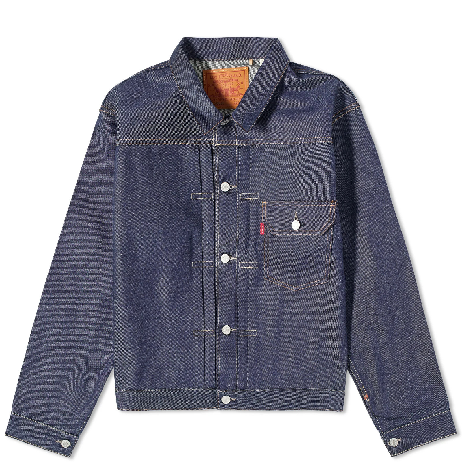 Levis Vintage Clothing 1936 Type I Jacket Organic Rigid 1936 Trucker Indigo Rigid | END. Clothing