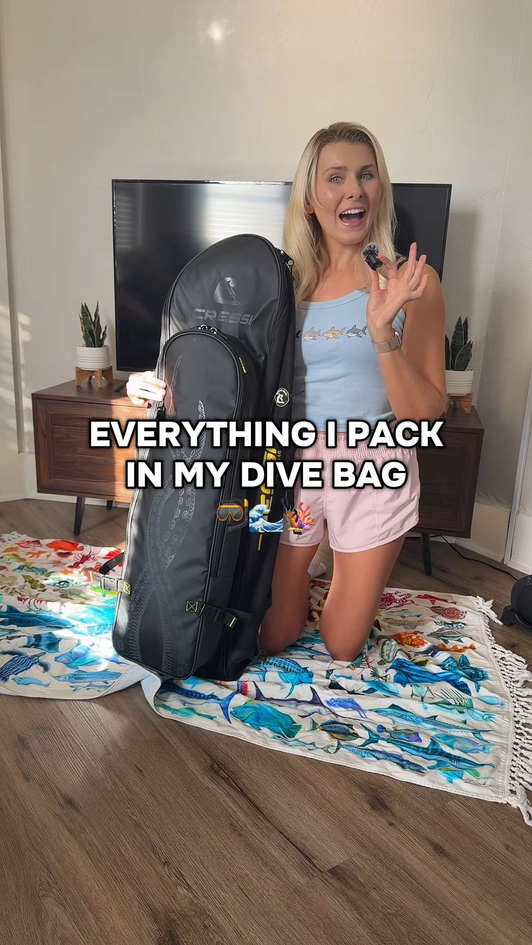 Here’s EVERYTHING I pack in my dive bag!🤿🌊🐬🦈 

ALL items are linked on my LTK!🫶🩵

@Cressi 1946 @Mon @Alyssa Blake Shop @Amazon Influencer Program @DJI Osmo @DJI Official @Stream2Sea @target @Kitsch 

#freediving #divegear #bahamas #diving #ocean 

#LTKTravel #LTKActive #LTKSwim