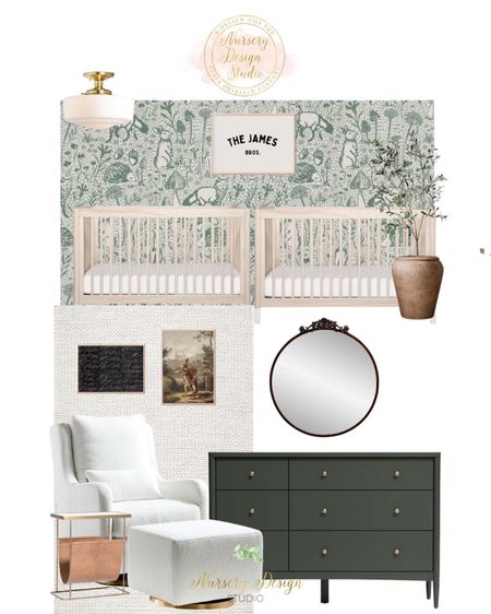 Twin nursery design 

#LTKbaby #LTKbump #LTKkids