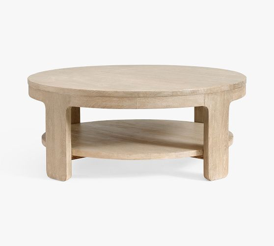 Aptos Round Coffee Table | Pottery Barn (US)