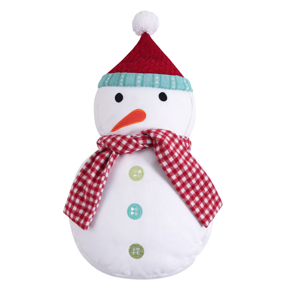 Holly Jolly Figural Snowman Pillow - Levtex Home | Target