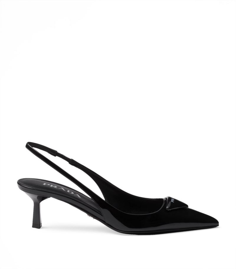 Prada Patent Leather Slingback Pumps 55 | Harrods