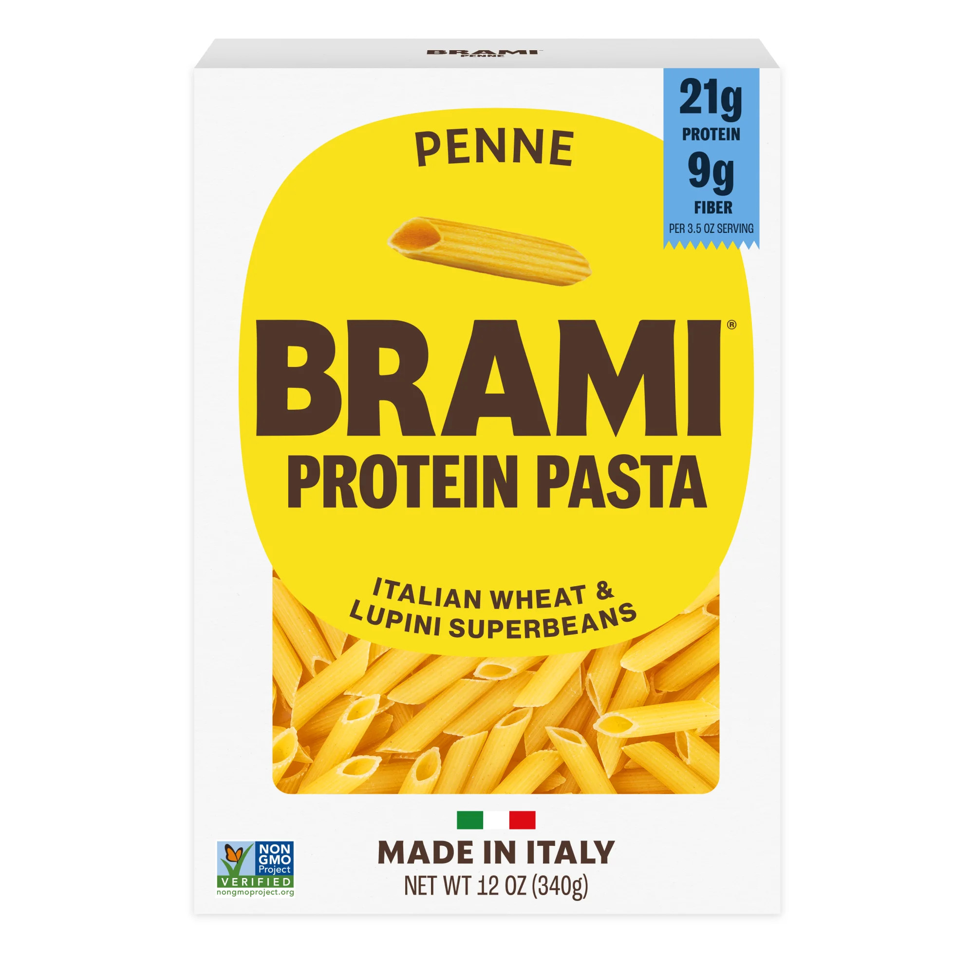 Brami Penne High Protein Pasta, Made in Italy, 21g Protein, High Fiber, Durum Wheat Plus Lupini B... | Walmart (US)