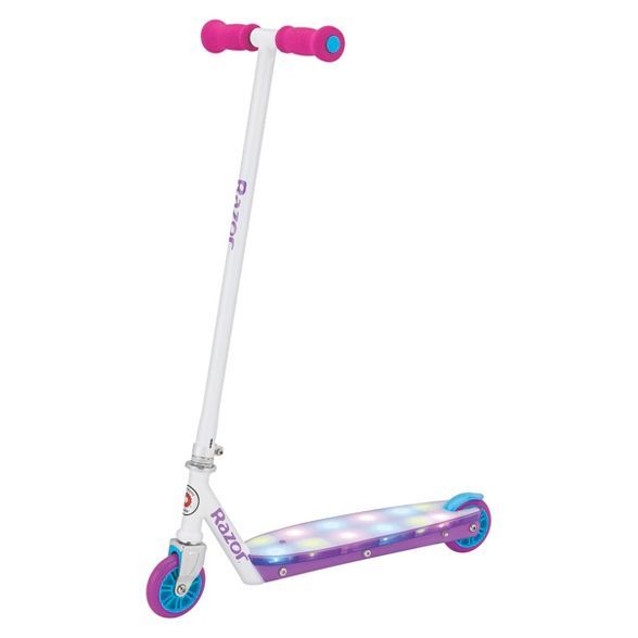 Razor Party Pop Kick Scooter with LED Lights - White | Target