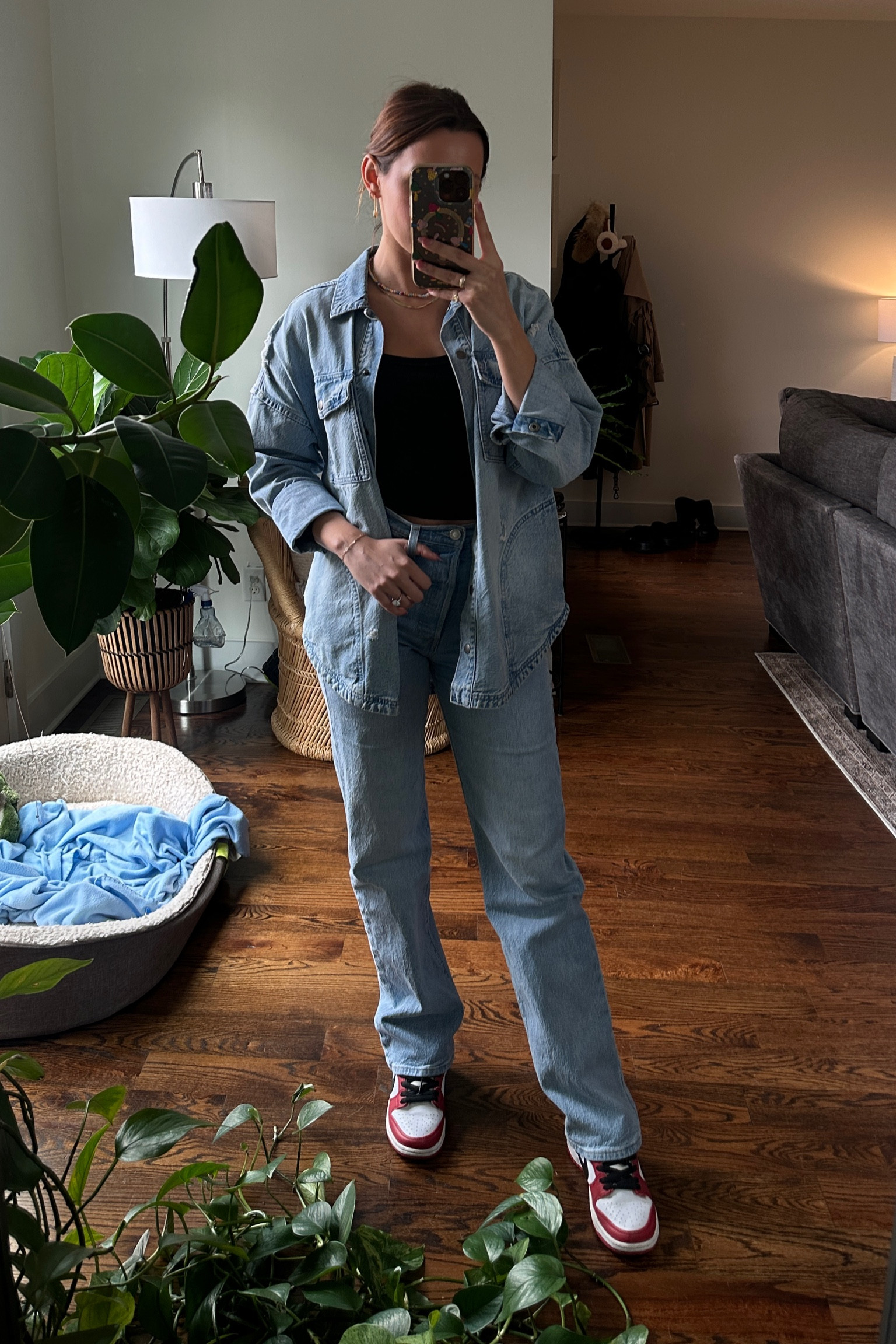 Canadian Tuxedo 💙

#LTKworkwear #LTKshoecrush #LTKfindsunder100