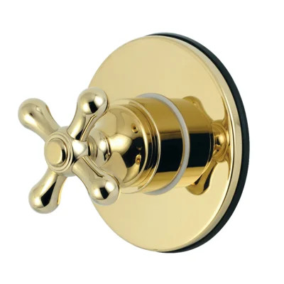 Kingston Brass Single-Handle Wall Mount Three-Way Diverter Valve with Trim Kit | Wayfair North America