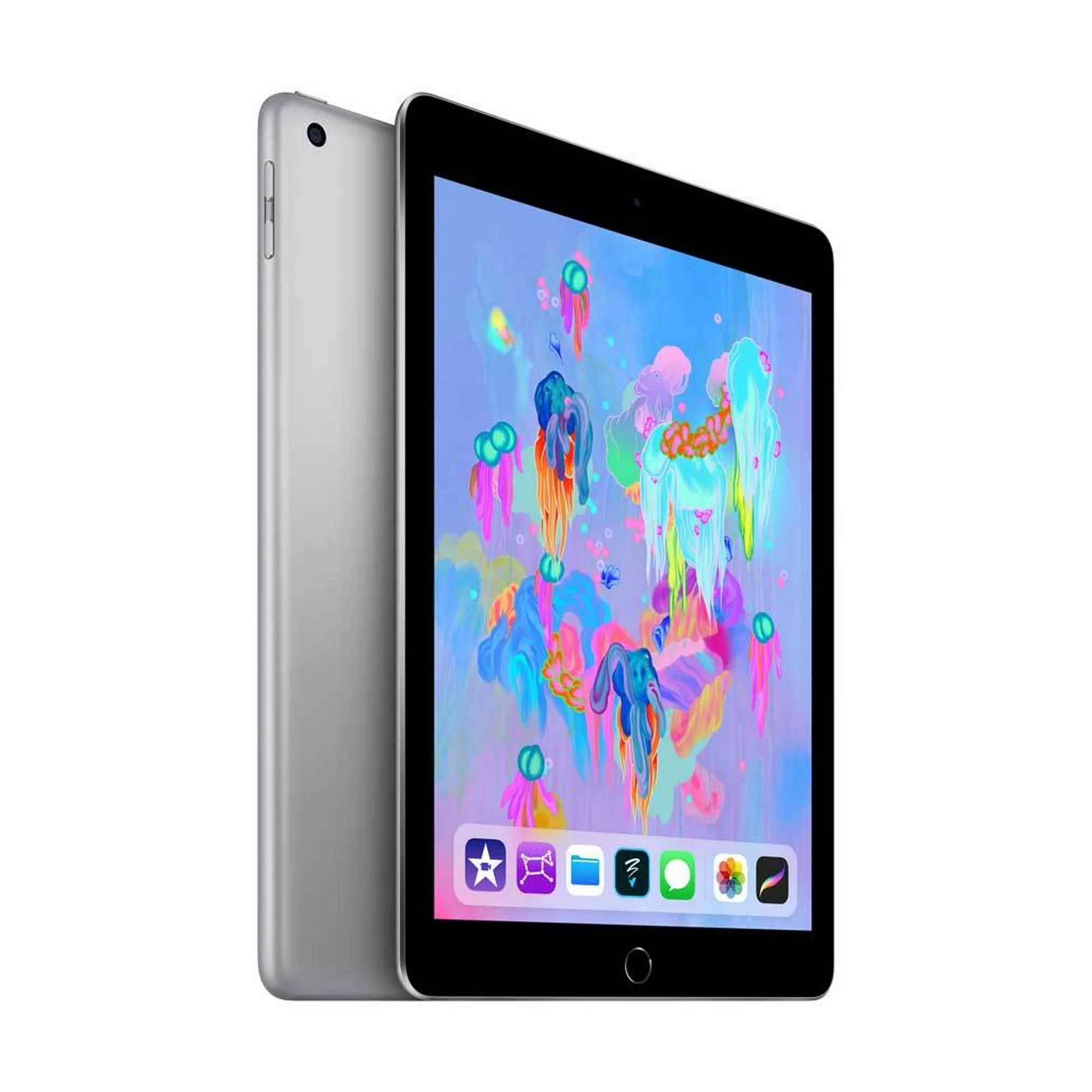 Restored Apple iPad 6th Gen 32GB Wi-Fi Space Gray (Refurbished) | Walmart (US)