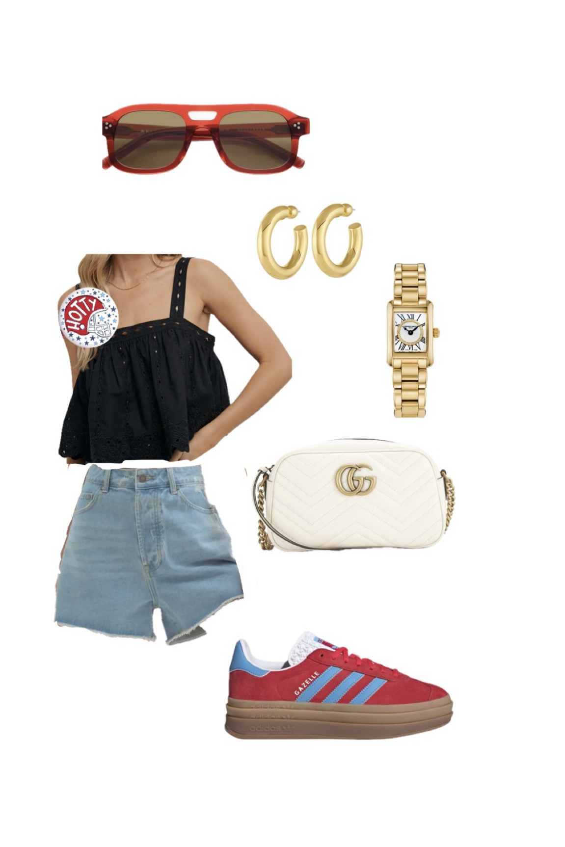 top and shorts from www.shopivorybeau.com