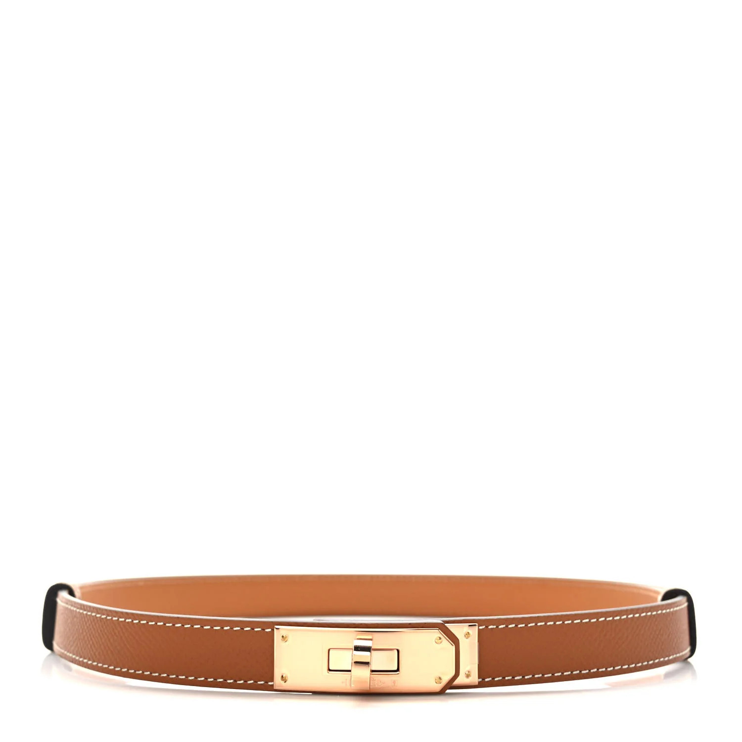 Epsom Kelly Belt Gold | FASHIONPHILE (US)
