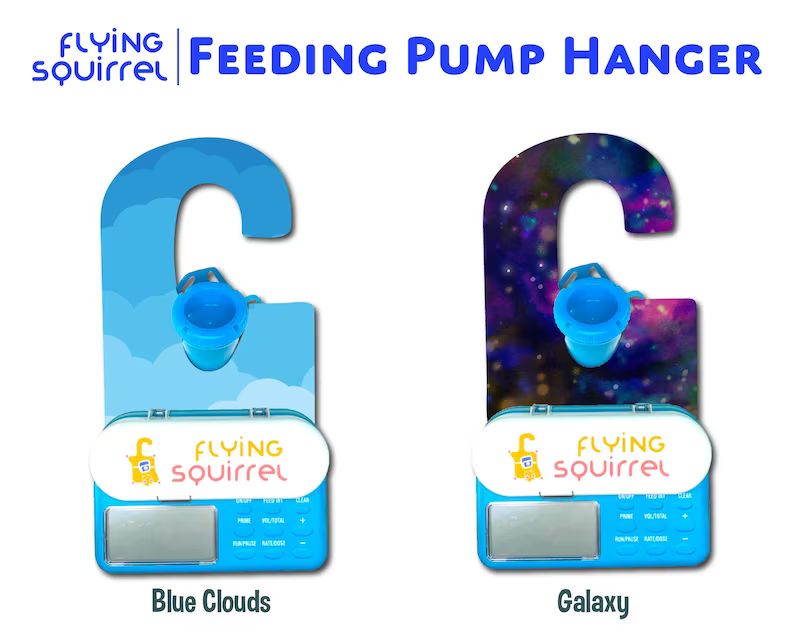 The Flying Squirrel™ Feeding Pump Holder 500ml & 1200ml Bags G Tube Feeding Pump Holder Enteral... | Etsy (US)