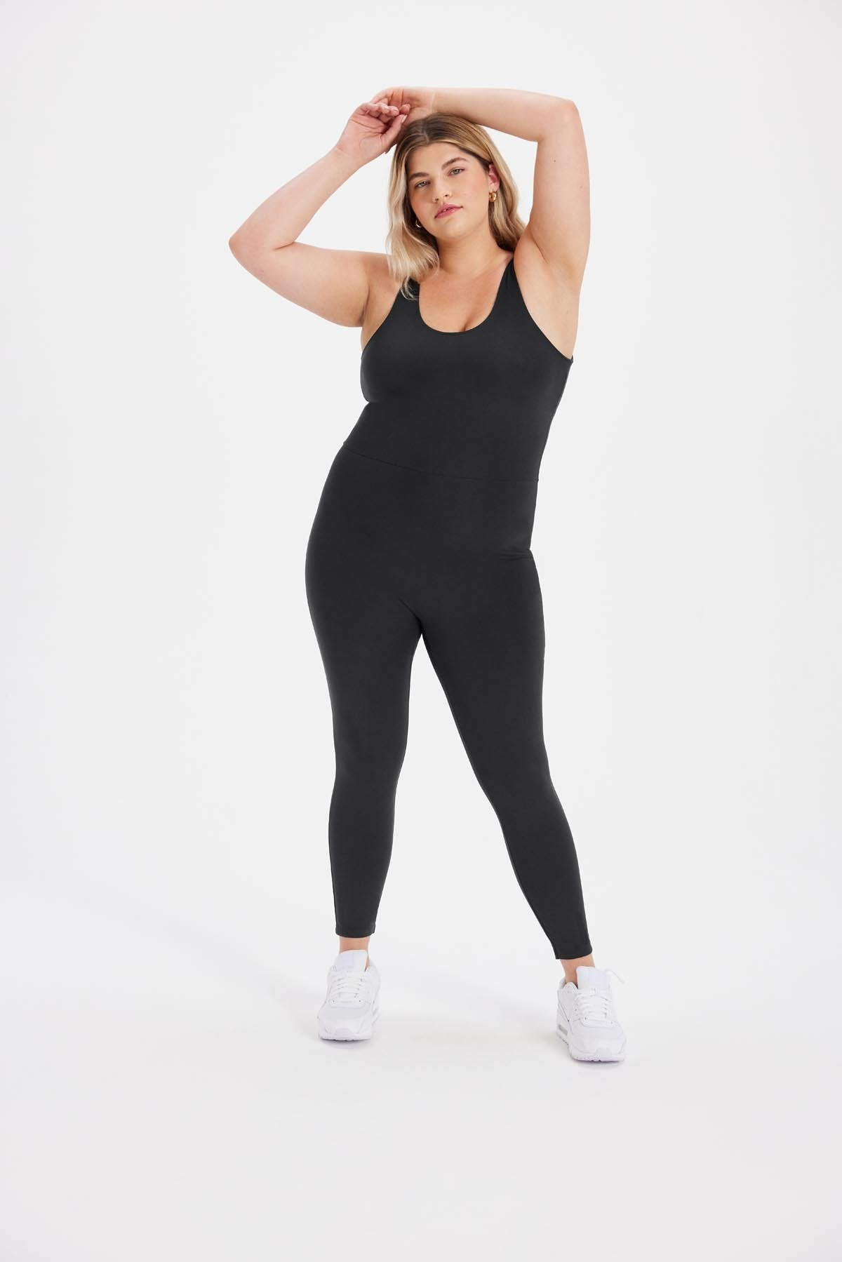 Black Scoop Unitard | Girlfriend Collective