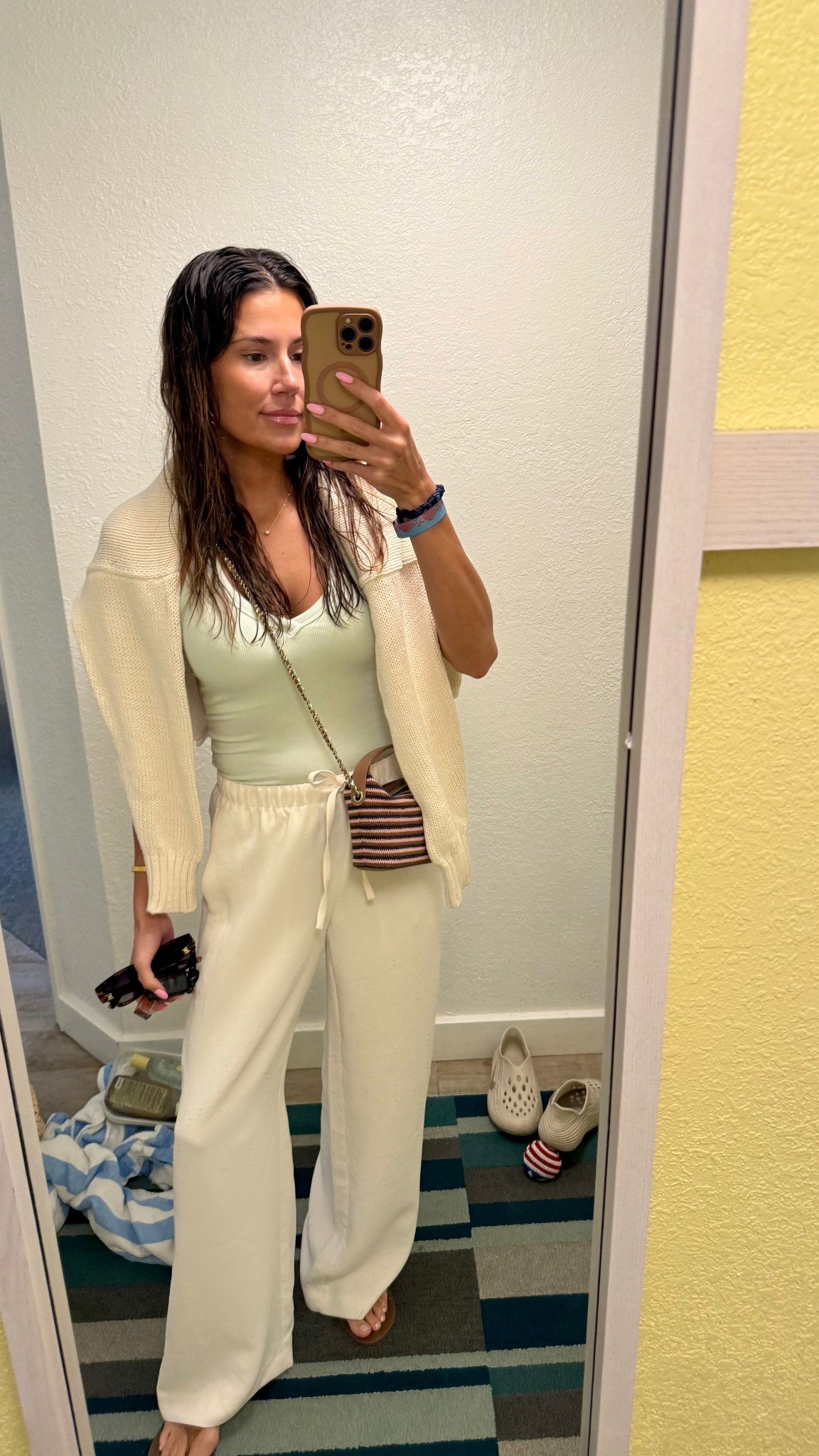 Best white pants!!! A all time favorite! 
Amazing for travel, vacation outfits they don’t wrinkle! Have in multiple colors! 

#LTKootd #LTKOver40 #LTKTravel