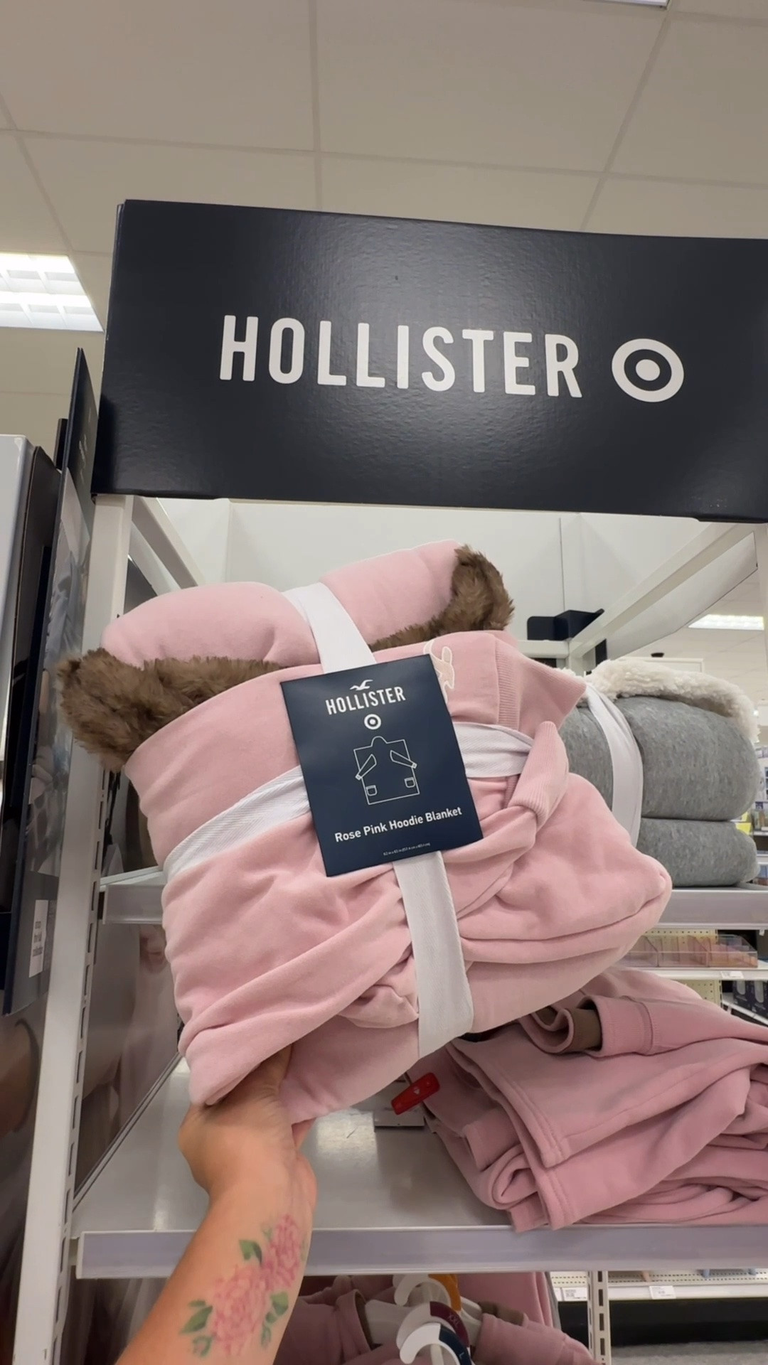 Hollister x Target. Hollister bedding. Hollister lounge. Pink and brown bedding. Gray bedding. Navy bedding. Hollister pillow. Dorm bedding.

#LTKHome