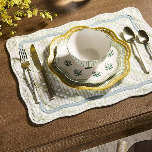 RHODE Batik Cotton Placemats | West Elm (US)