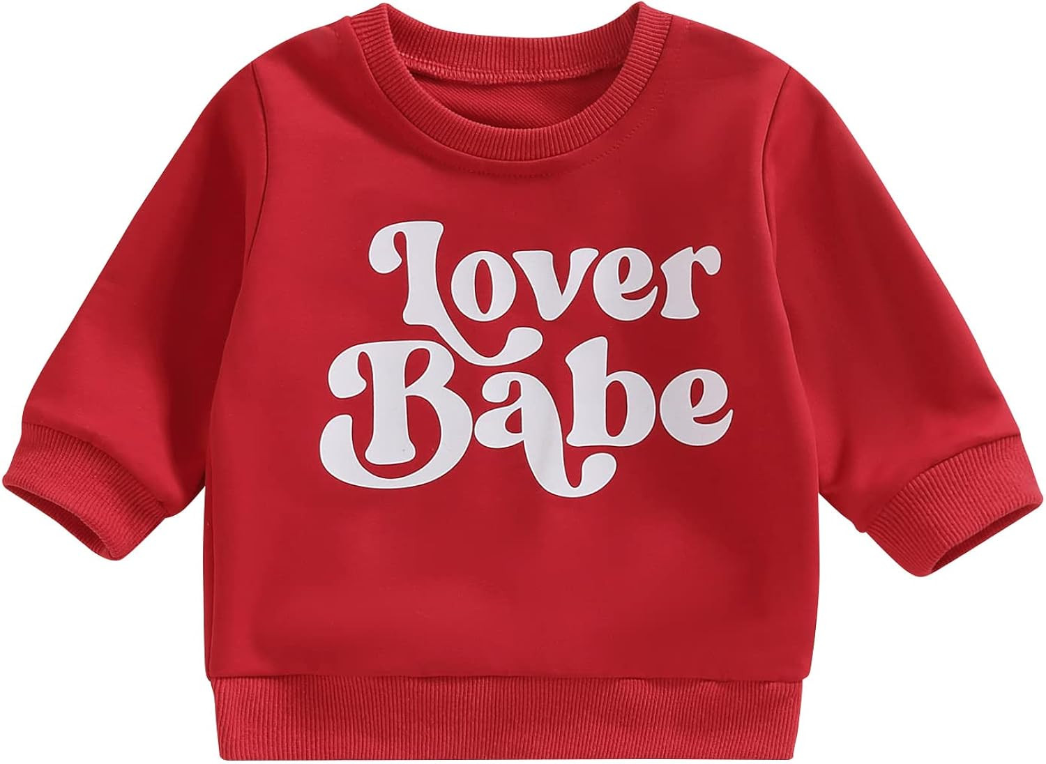 Xdftwdmgqe Toddler Little Girl Valentine Sweatshirt Letter Print Long Sleeve Pullover Tops Kids Fall | Amazon (US)