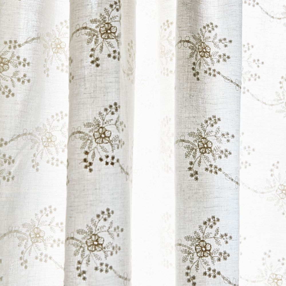 Floral Embroidered Drape | GreenRow