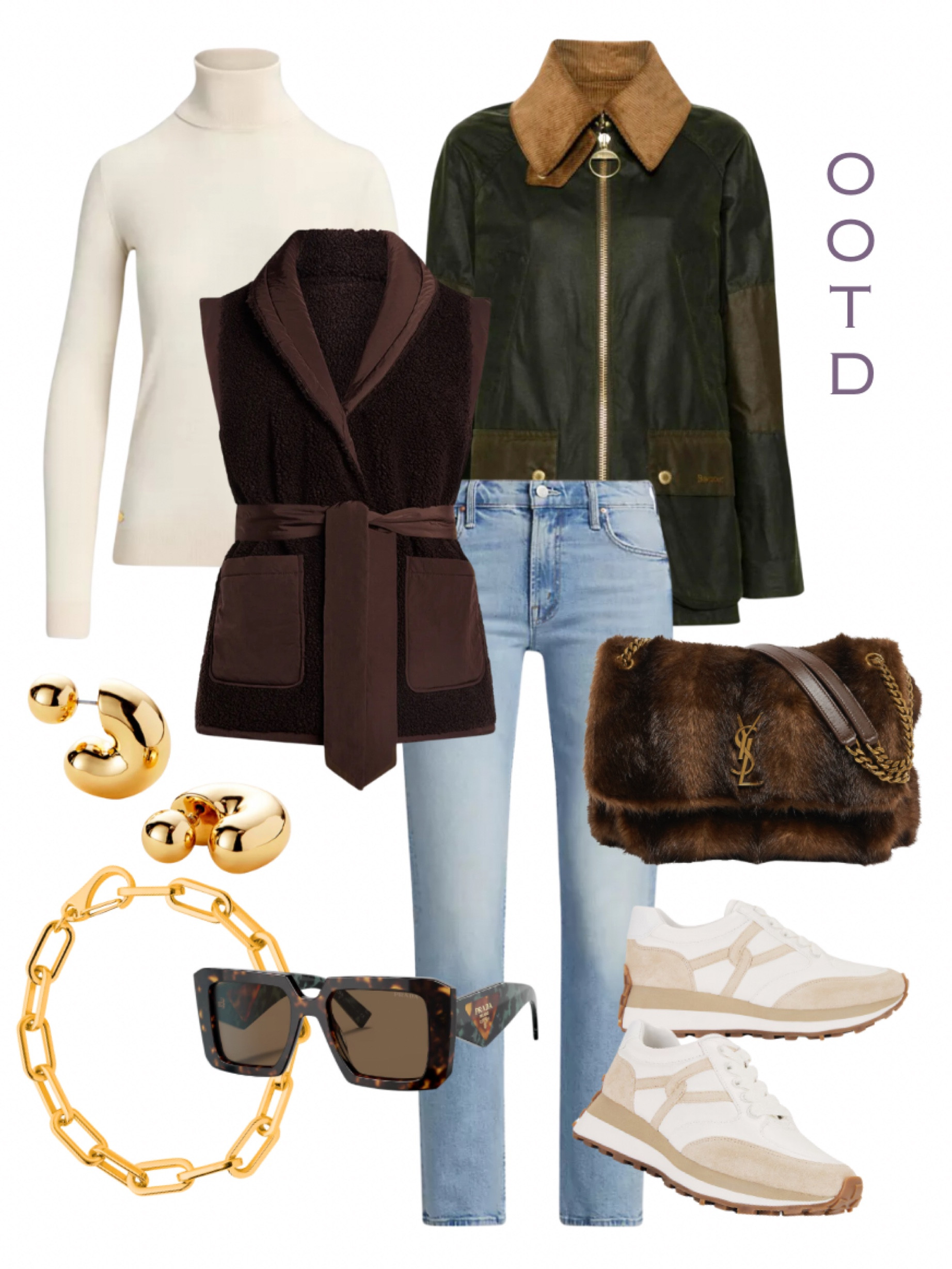 Gameday ootd… sideline watching, layered up but looking v chic. This vest is reversible, the fur is faux & the sunnies are oversized. Sunday funday!

#LTKSeasonal #LTKActive #LTKItBag