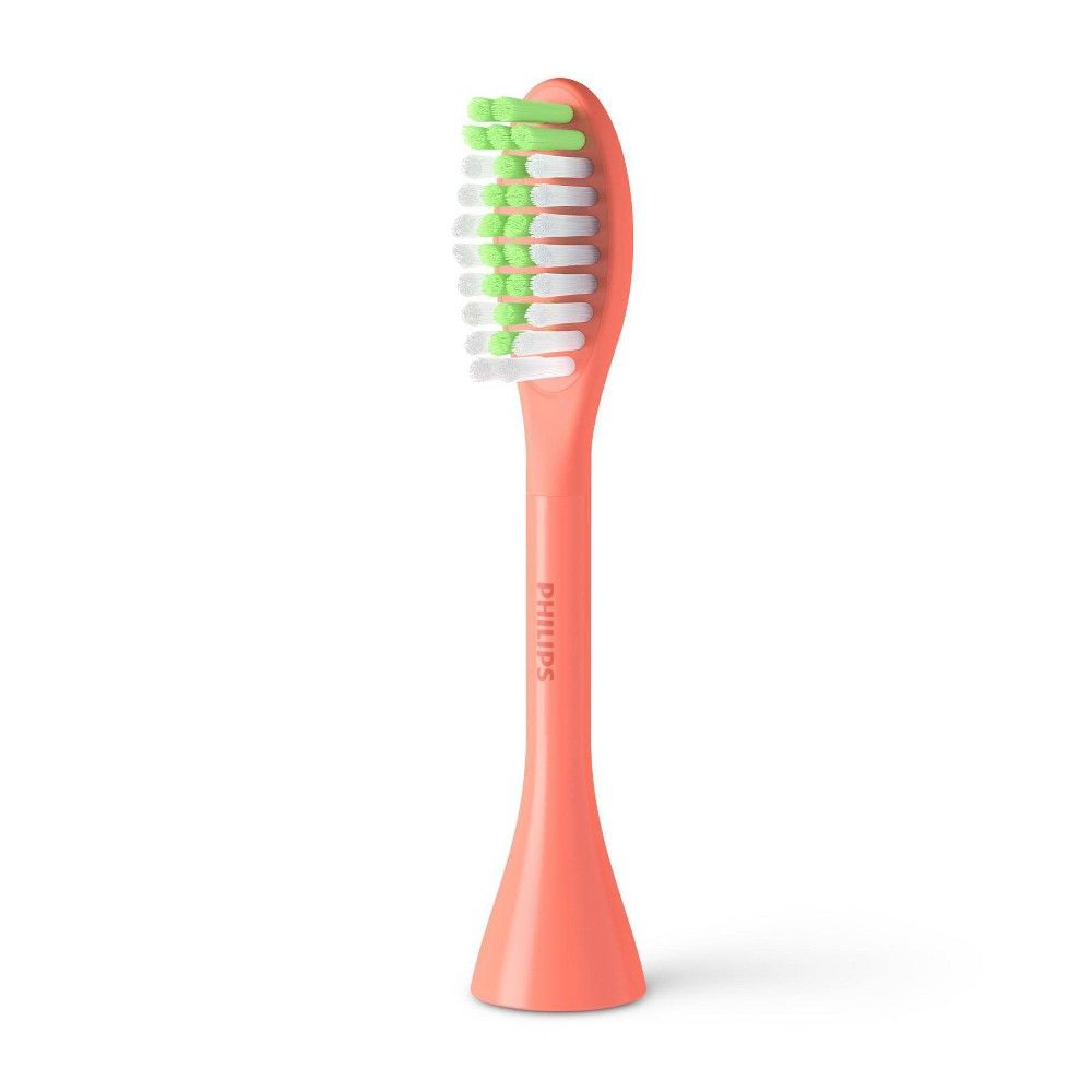 Philips One by Sonicare Powered Toothbrush Head - BH1022/01 - Coral - 2pk | Target