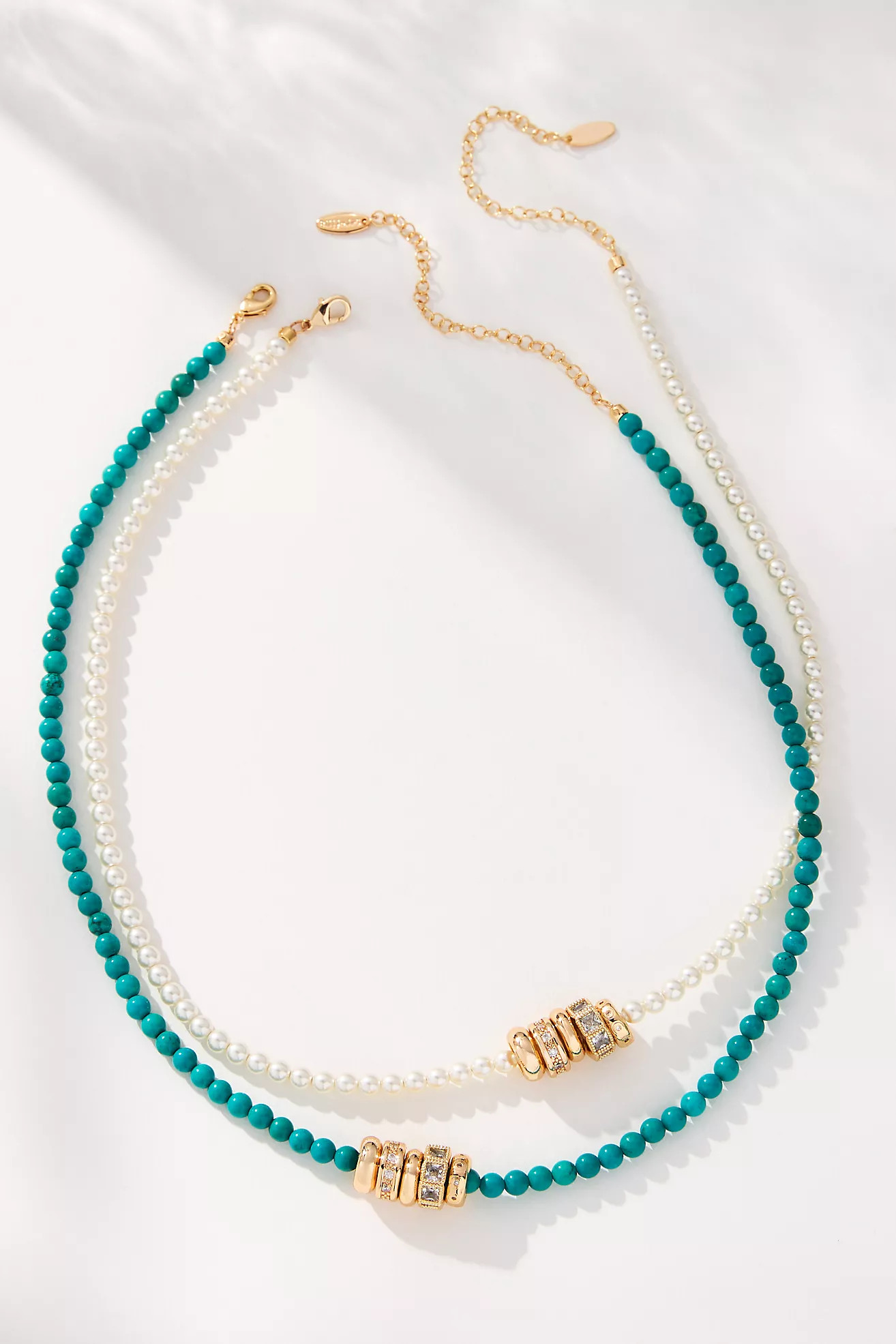 Round Charm Beaded Necklace | Anthropologie (US)