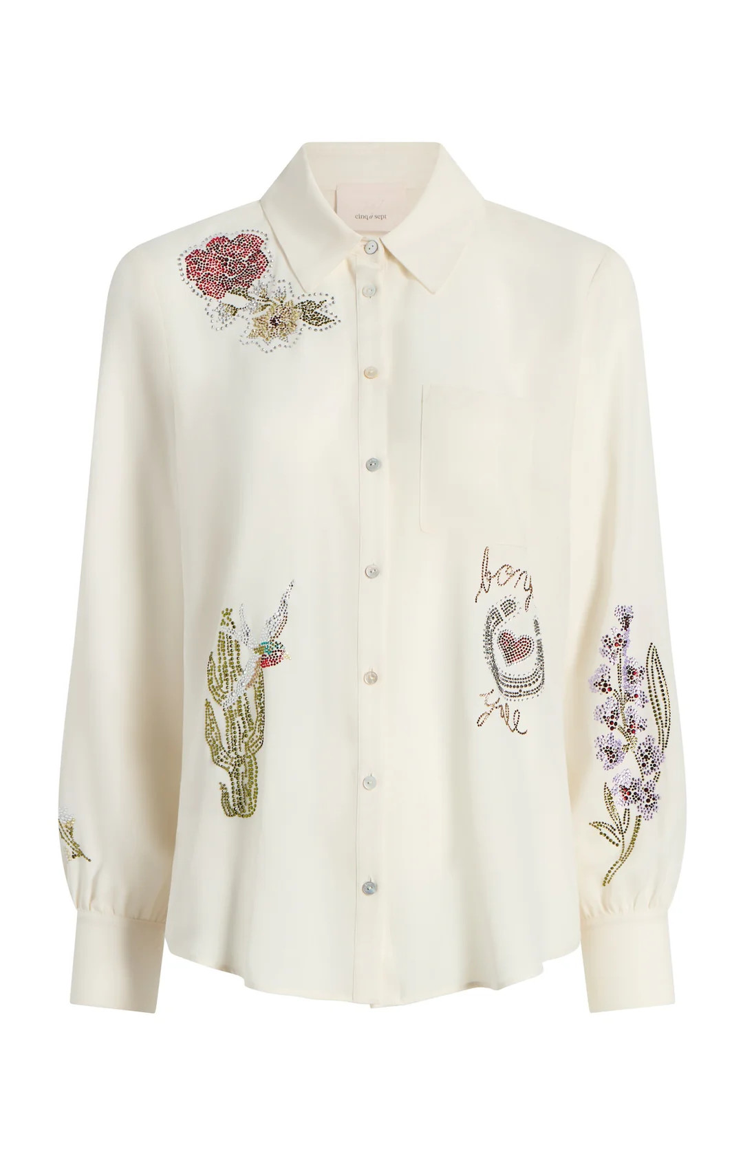 Western Amour Blanche Top | Cinq à Sept