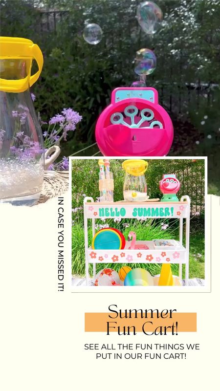 Summer Fun Cart with all the best summer outdoor toys! We love putting this utility cart in our backyard during the summer!

#LTKfamily #LTKkids #LTKunder50