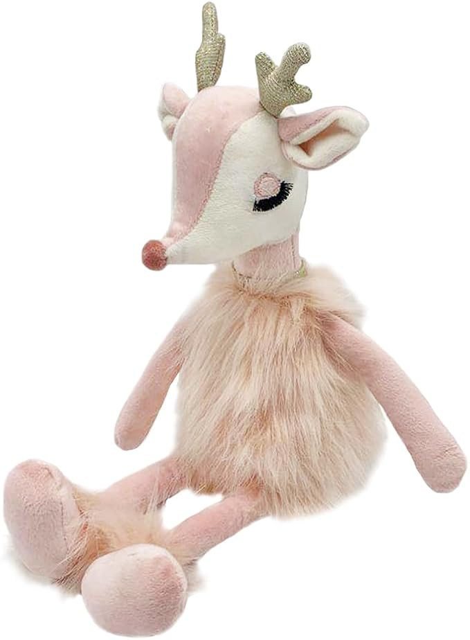 MON AMI Freija The Pink Reindeer Stuffed Animal Doll – 17”, Deer Plush Toy, Use as Toy or Roo... | Amazon (US)