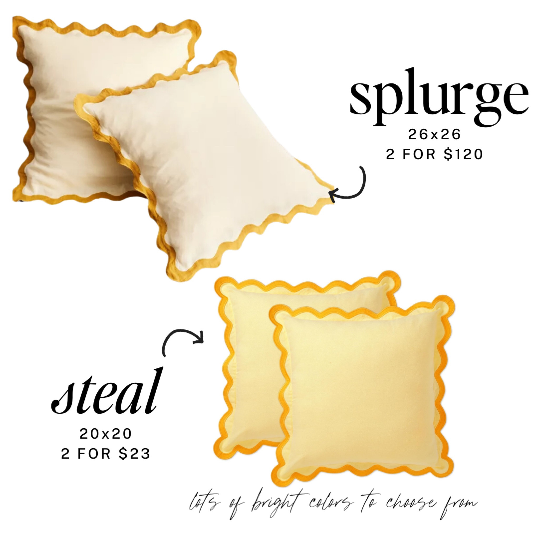 Amazon Spring Sale: 

DUPE Anthropologie / Urban Outfitters lookalike found in the Amazon Sale for under $25!

Tons of fun coastal colors to choose from and some muted tones like the original so fun for an accent and comes in pairs. 

coastal finds, chinoiserie, blue and white, neiman marcus, nordstrom, belk, modern, bold, pop of color, anthro, anthropologie, home goods, marshalls, bloomingdales, serena lily, tabletop, table setting, set the table, summer decor, entertaining inspo, weekend sale, studio mcgee x target new arrivals, coming soon, new collection, fall collection, console table, bedroom furniture, dining chair, counter stools, end table, side table, nightstands, framed art, art, wall decor, rugs, area rugs, target finds, target deal days, outdoor decor, patio, porch decor, sale alert, pool decor, tj maxx, pillows, throw pillow, outdoor entertaining, patio inspo, outdoor furniture, coastal grandmother, amazon home, world market, ballard designs, opalhouse, wayfair finds, high end look for less, studio mcgee, target home, boho, modern coastal, grandmillenial, hearth and hand. Pb, pottery barn, crate and barrel, cane furniture, rattan, wicker


#LTKhome #LTKsalealert #LTKSeasonal