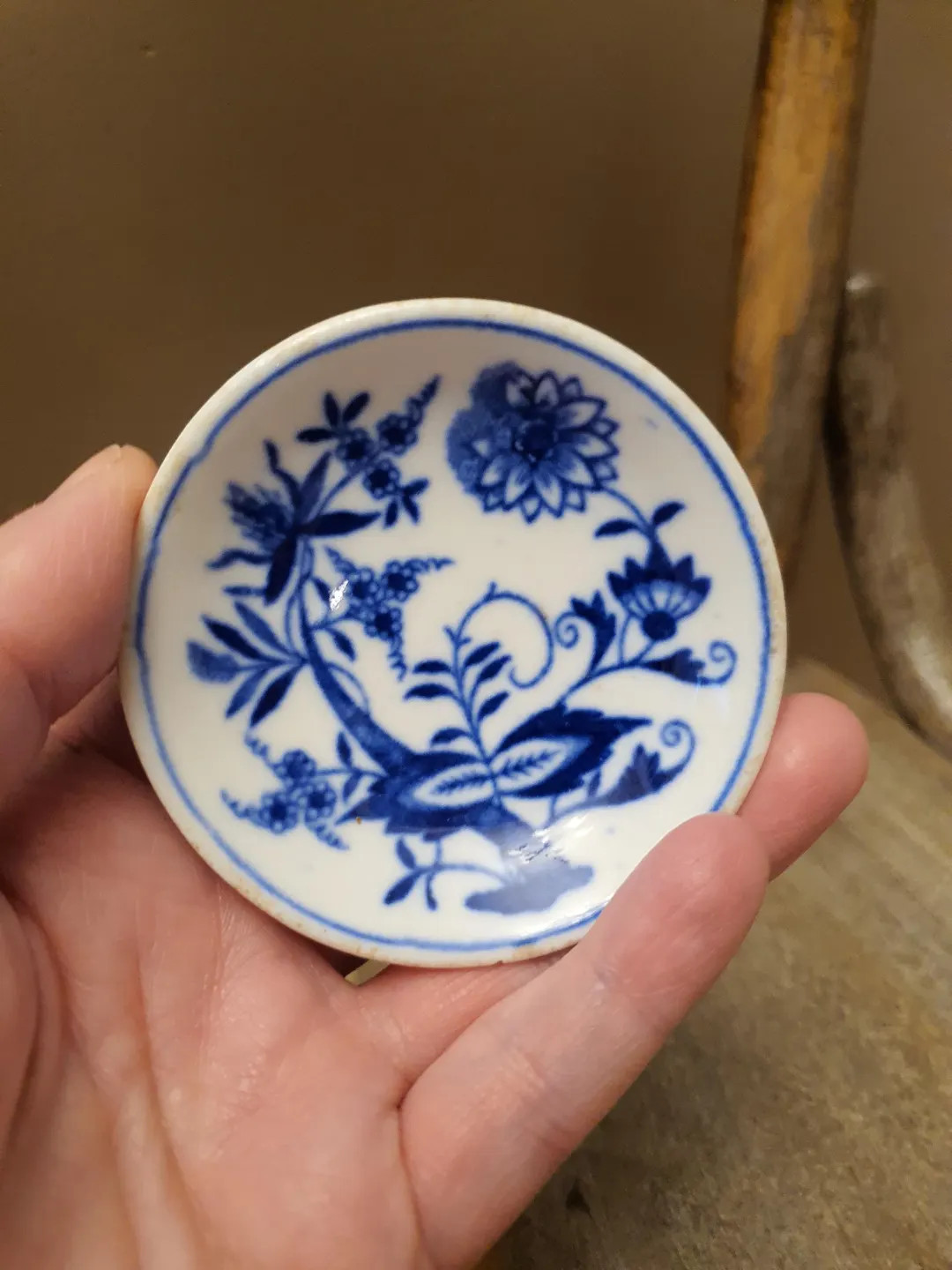 Vintage Antique Flow Blue Butter Pat-Ironstone Butter Pat-Greenwood China Butter Pat | Etsy (US)