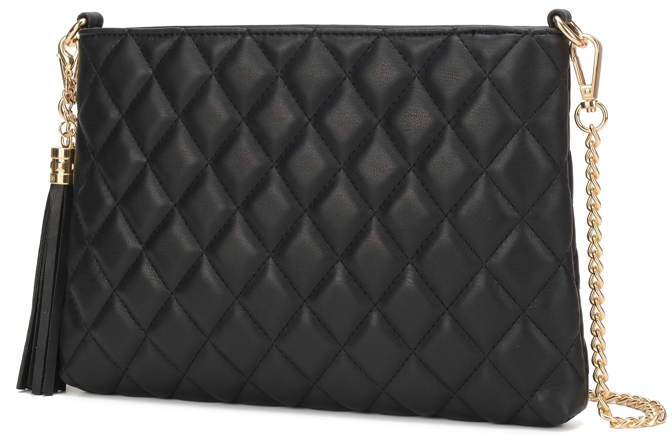 Lola Mae Simple Quilted Crossbody Bag, Lightweight Wristlet Shoulder Purse | Amazon (US)