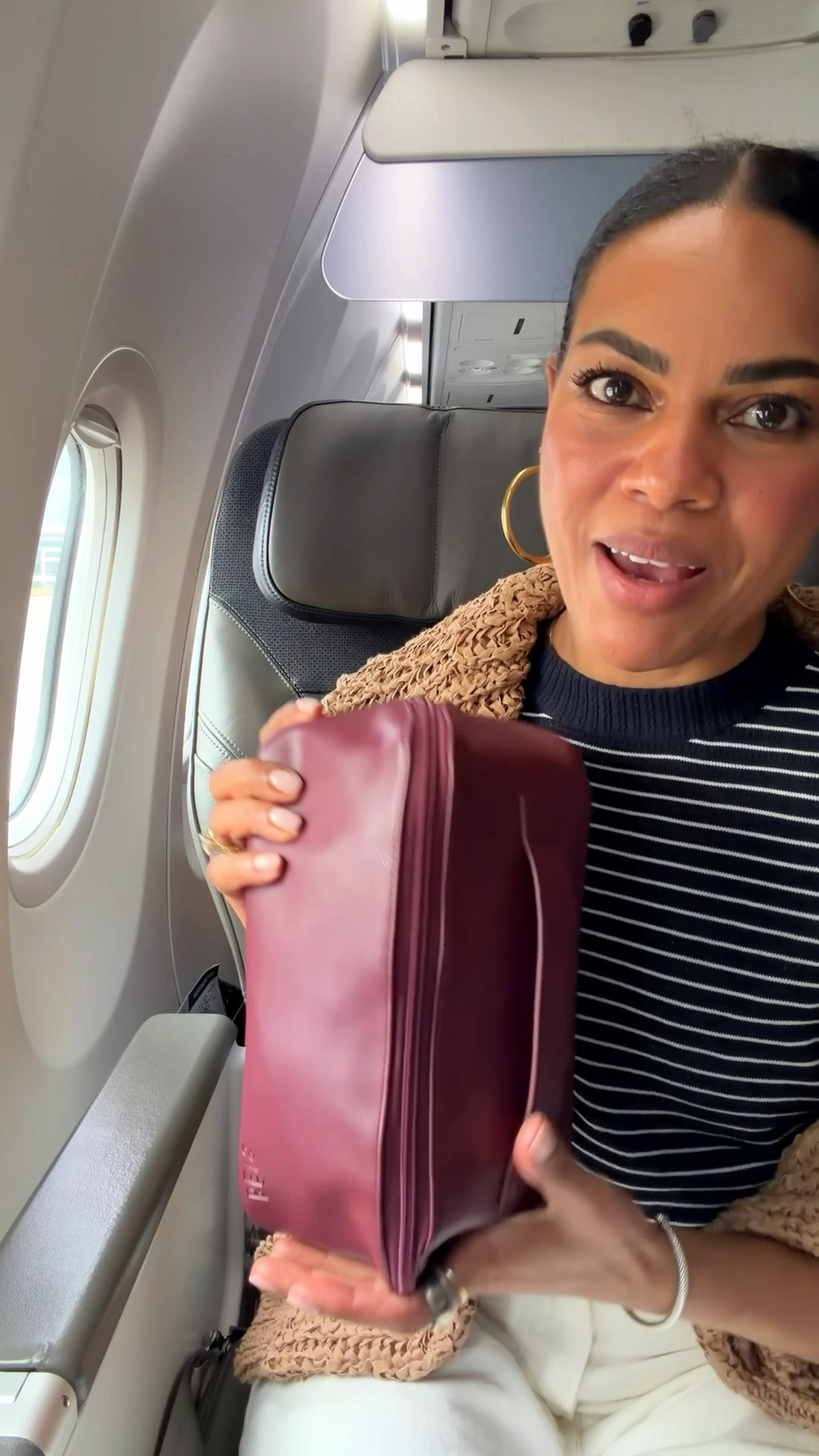 My travel outfit plus everything in my airplane bag!

#LTKTravel #LTKOver40 #LTKootd