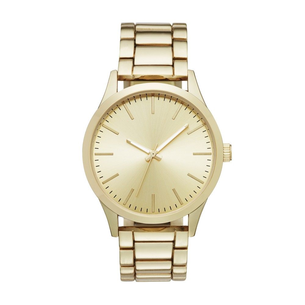 Men's Classic Bracelet Watch - Goodfellow & Co Gold | Target