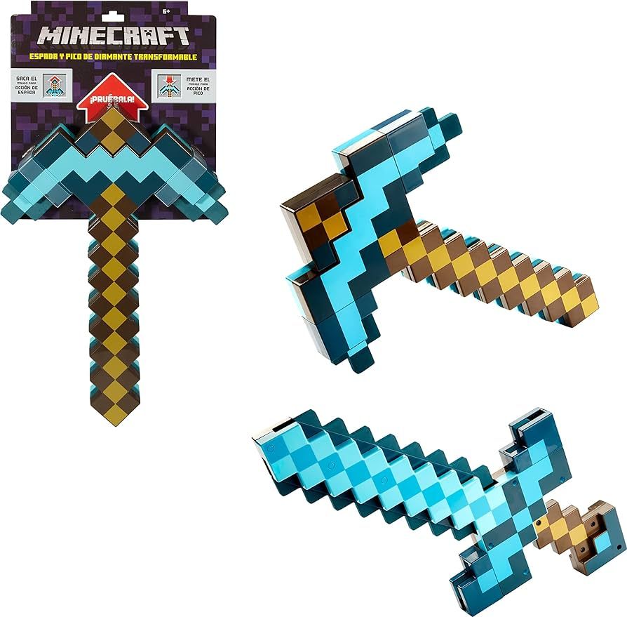 Minecraft Toys, Sword and Pickaxe, Minecraft Game Transforming Kid size Role-play Accessory (Amaz... | Amazon (US)
