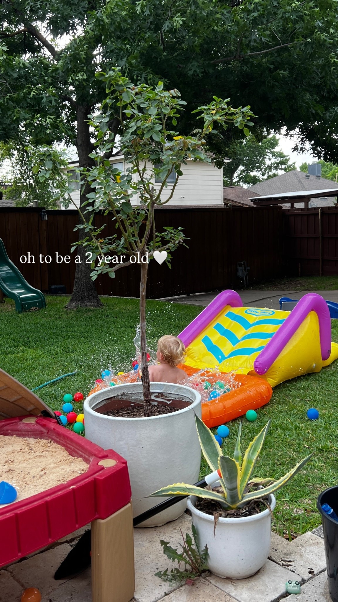 Toddler outdoor water slide + ball pit! My little guy LOVES THIS!!! under $40 too. 

outdoor toys, outdoors

#LTKKids #LTKFamily