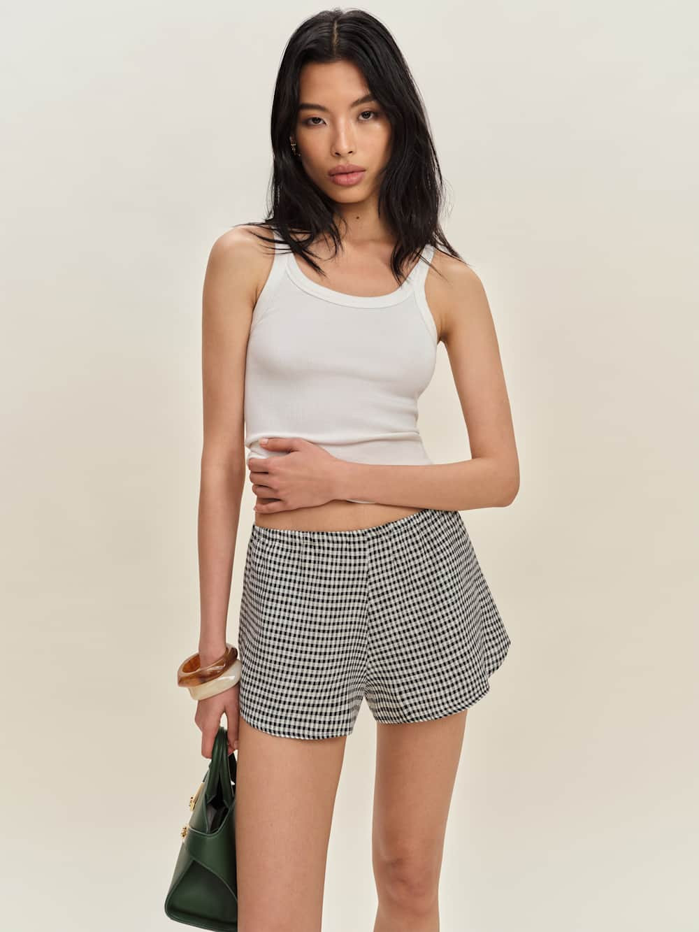 Tiffie Linen Short | Reformation (Global)