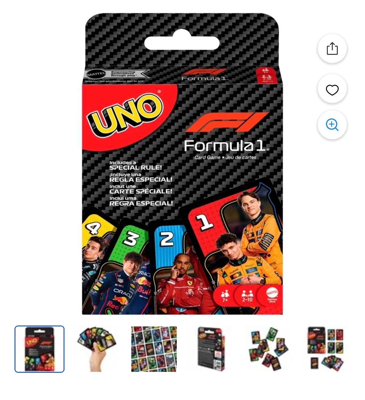 This is a different kind of Formula 1 Uno and dare I say I like this one better? 😬 

This one is exactly like the classic version of @uno that we all know and love, which makes it a lot easier to play with the littles. 

Comment FAST for the link!

#LTKKids #LTKmomlife #LTKHome