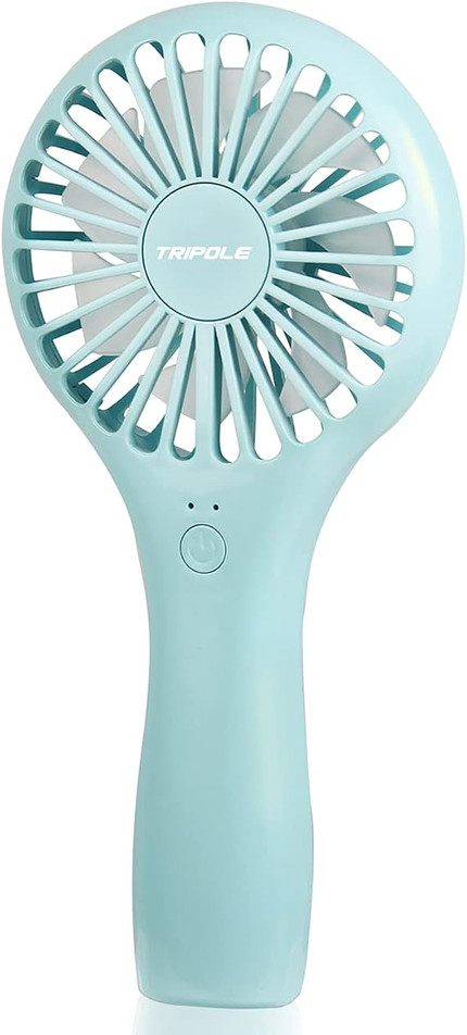 Click for more info about TriPole Mini Handheld Fan Battery Operated Small Personal Portable Fan Speed Adjustable USB Recha...