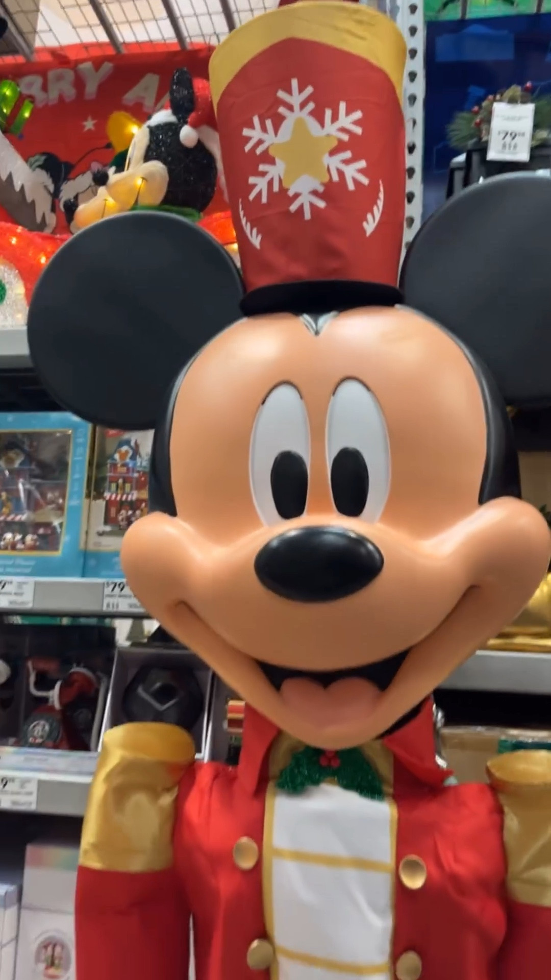 7.5ft Mickey nutcracker. 

#LTKHome #LTKSeasonal #LTKFamily