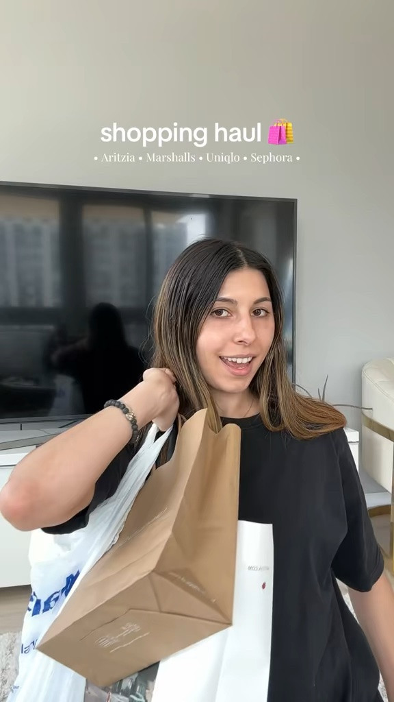 shopping haul! Aritzia, Marshalls, Uniqlo, and Sephora