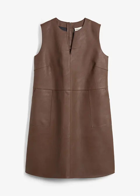 Lederimitat-Kleid | Bonprix DE