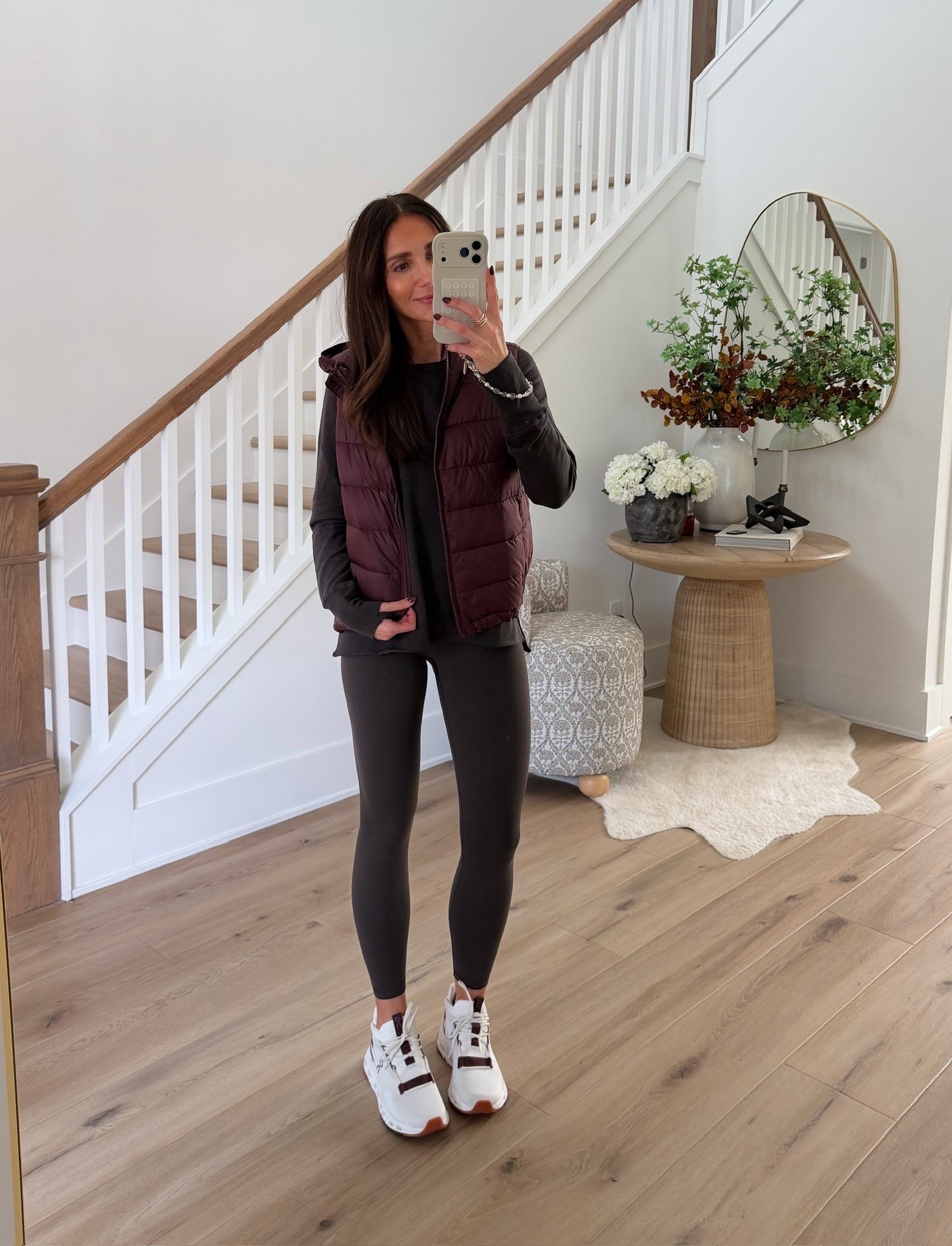 Athletic outfit for winter! I love a puffer vest in the cold weather.
Athletic finds, athleta, athletic shoes, workout set, annabrstyle

#LTKootd #LTKmomlife #LTKActive