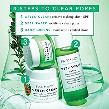 Farmacy Natural Makeup Remover - Green Clean Makeup Meltaway Cleansing Balm Cosmetic - Travel Siz... | Amazon (US)
