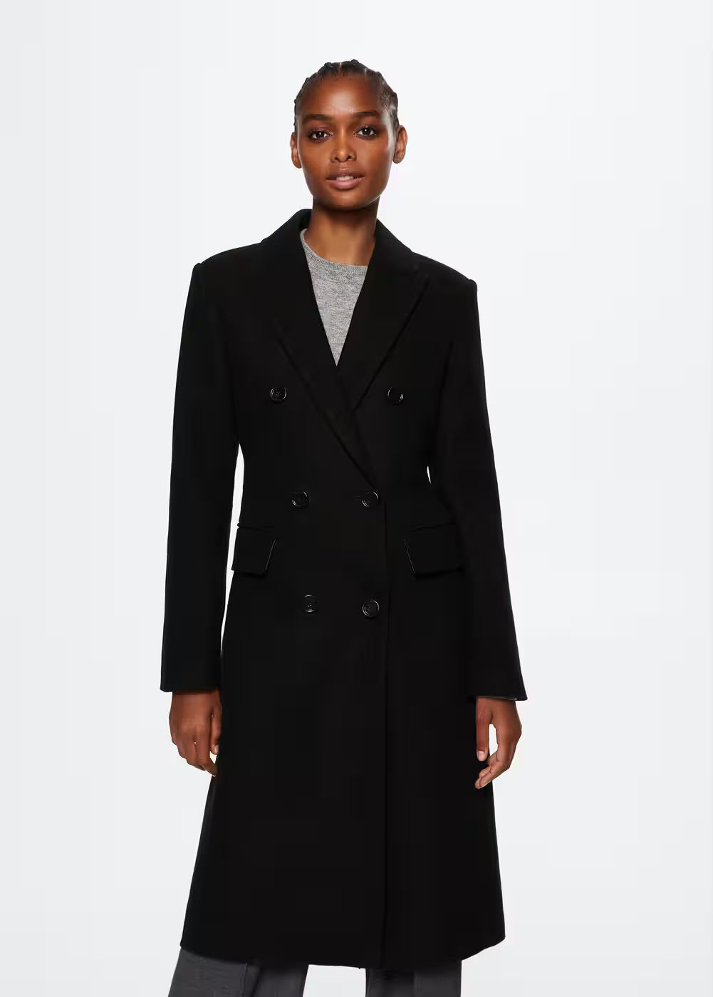 Tailored wool coat -  Women | Mango USA | MANGO (US)