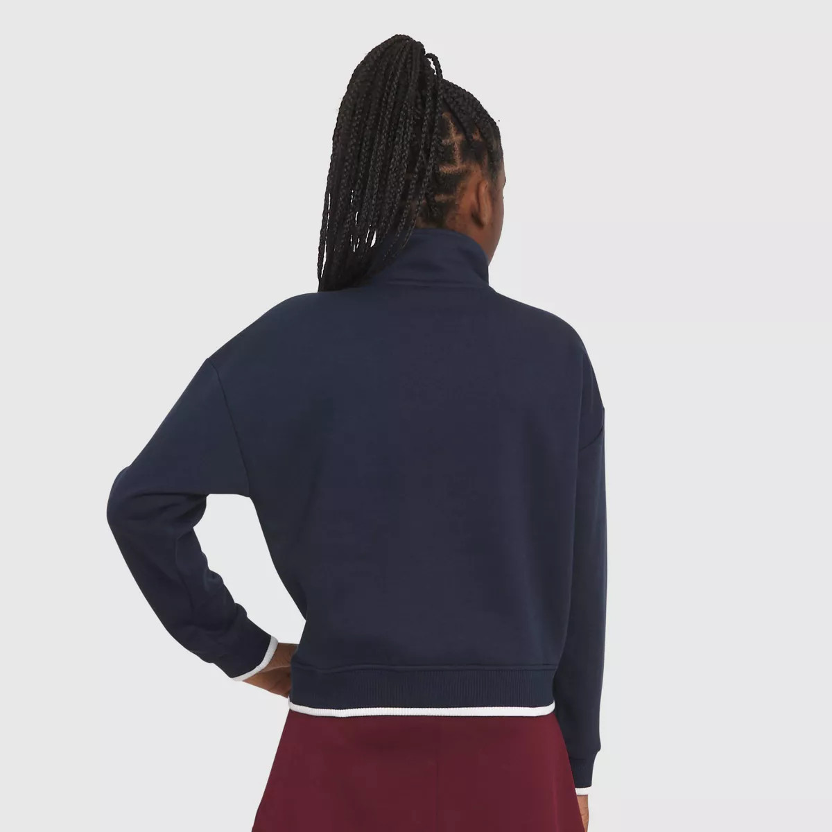 Champion Girls' 1/4 Zip Fleece Pullover Sweatshirt | Target