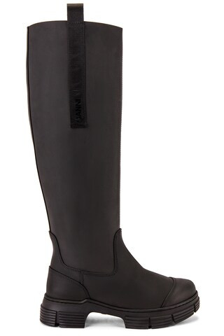 Ganni Country Boot in Black from Revolve.com | Revolve Clothing (Global)