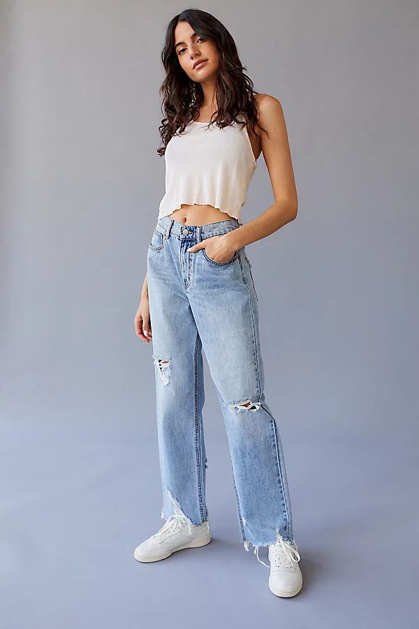 BDG High-Waisted Cowboy Jean - Vintage Light Wash | Urban Outfitters (US and RoW)